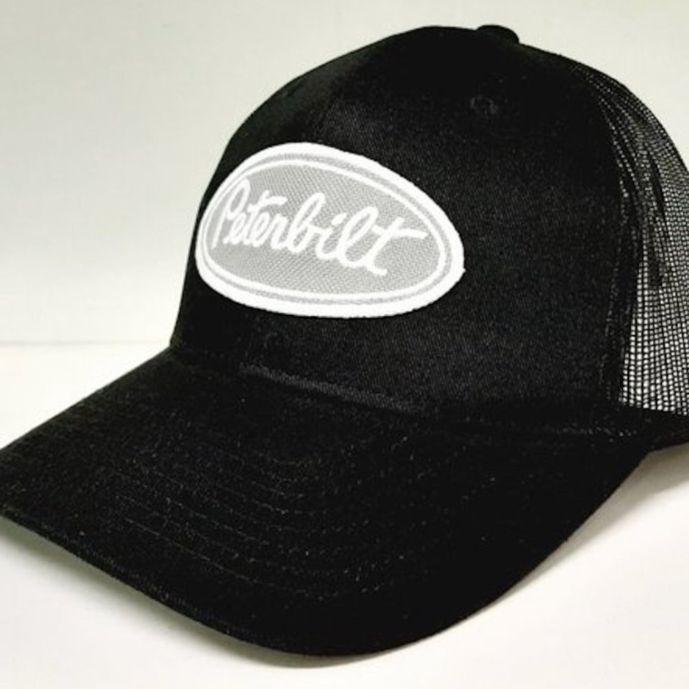 Retro Vintage Style Trucker Peterbilt Patch Mens Baseball Cap Low Profile 379 Ha